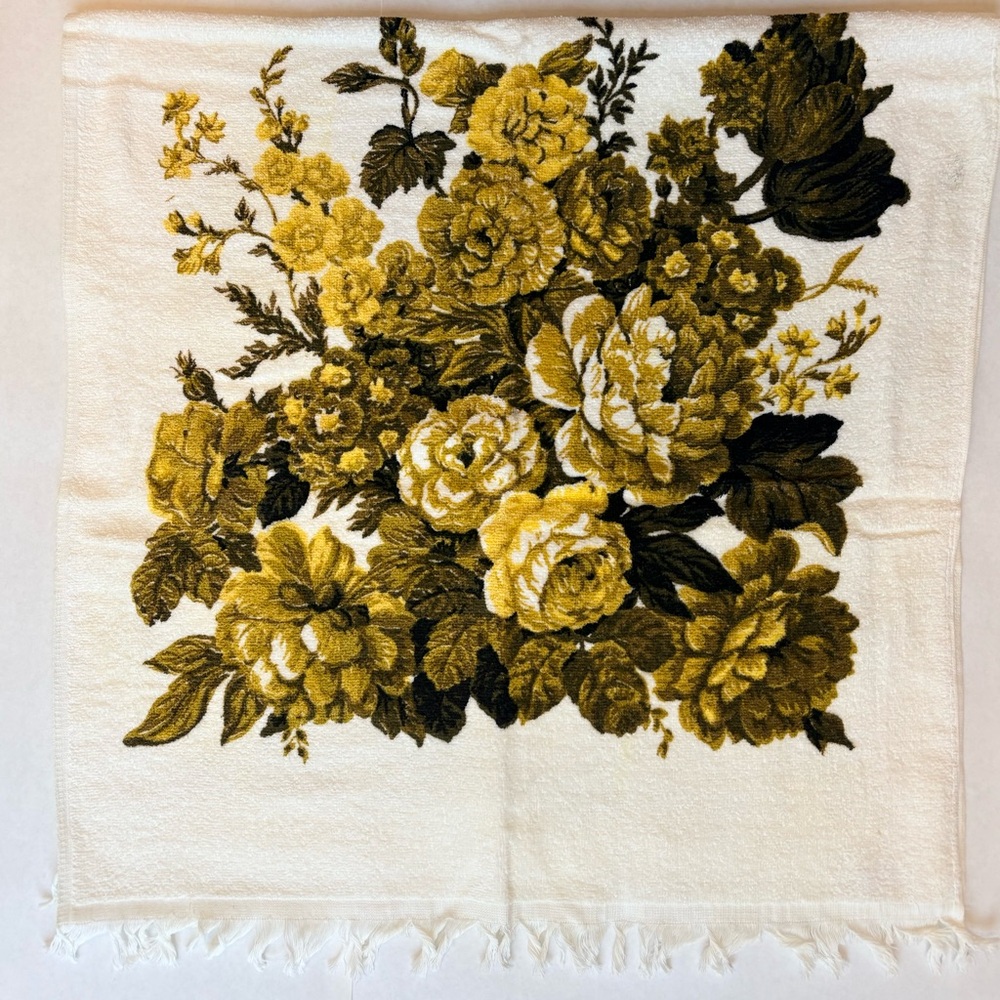 Vintage Floral Towel